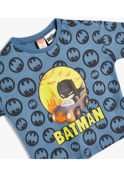 Koton Batman Tişört Lisanslı Kısa Kollu Bisiklet Yaka Pamuklu Mavi Desenli 4smb10196tk Mavi Koton Batman Tişört Lisanslı Kısa Kollu Bisiklet Yaka Pamuklu Mavi Desenli 4smb10196tk Mavi