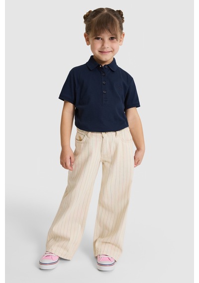 U.s. Polo Assn. Kız Çocuk Lacivert Tişört Basic 50328218-vr033