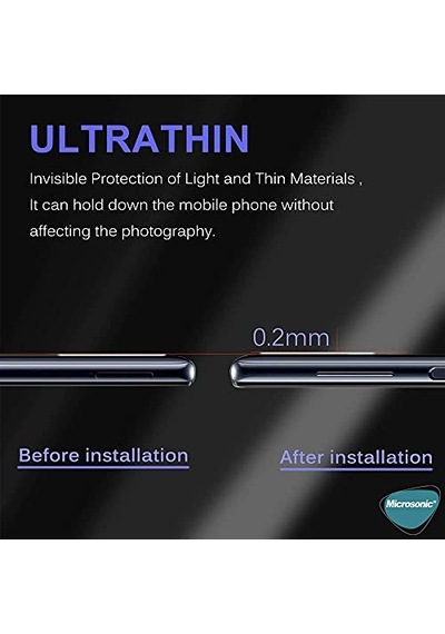 M52 Kamera Lens Koruma Camı V2 Siyah Genel