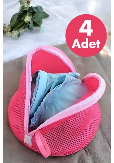 4 Adet Fermuarlı Sütyen Iç Çamaşır Yıkama Filesi Pratik Hassas Çamaşır Yıkama Filesi Tr Diğer