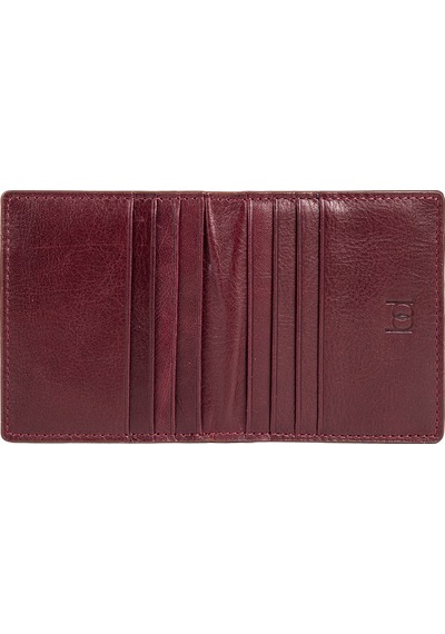 Bayderi Luis Unisex Hakiki Deri Kartlık Bordo