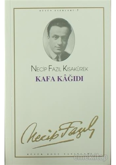 Kitapkültürsarayı Kafa Kağıdı - Necip Fazıl Kısakürek - Büyük Doğu Yayınları
