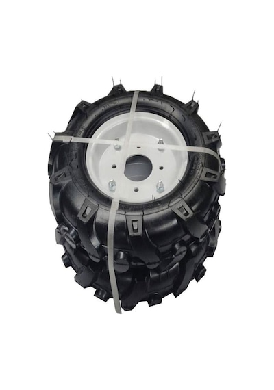Çapa Teker 400x8 İç Dış Jantlı Tekli