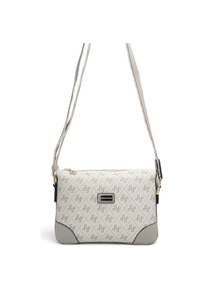 Silver & Polo Silver Polo A.gri - Gri Monogram Kadın Çapraz Çanta Sp784