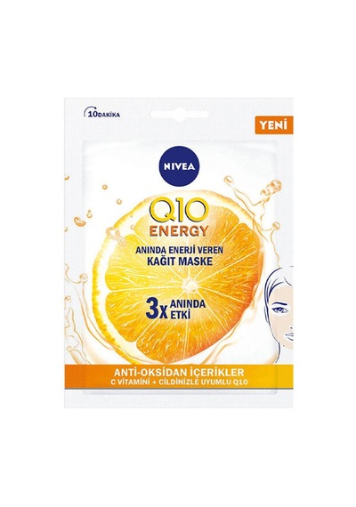 Nivea Q10 Energy Kağıt Maske 1 Adet