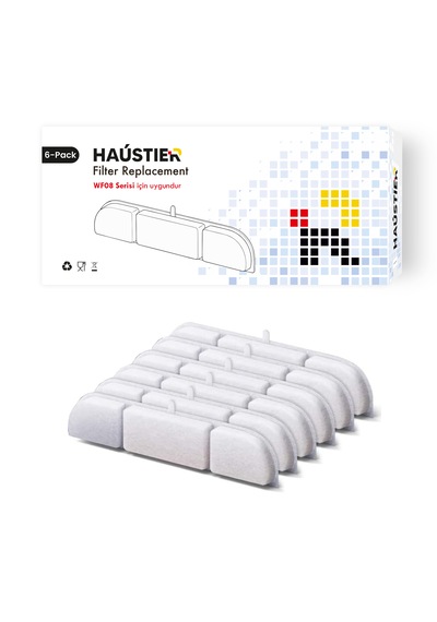 Haustier Filtre - WF08 Modeli ile Uyumlu 6lı Set