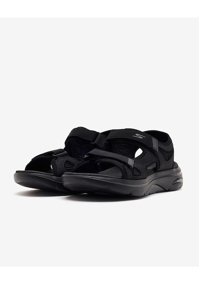 Skechers Go Walk Arch Fıt 2.0 Sandal Erkek Siyah Sandalet 229309 Bbk Siyah