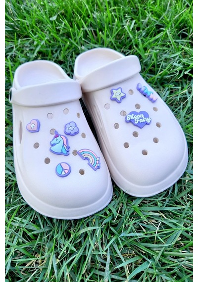 Unicorn Terlik Süsü Terlik Crocks Jibbitz 8 Li Set