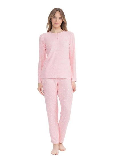 U.S. Polo Assn. U.s Polo Assn. 17099 Kadın Uzun Kollu Yakası Düğmeli Pijama Takım-pembe Pembe U.S. Polo Assn. U.s Polo Assn. 17099 Kadın Uzun Kollu Yakası Düğmeli Pijama Takım-pembe Pembe