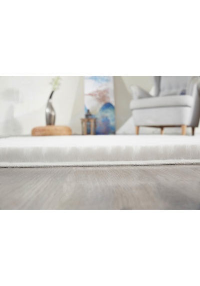 Jassrug Kürk Halı 160 x 220 Beyaz