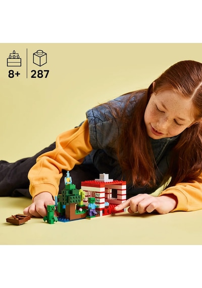 LEGO® Minecraft® TNT Büyük Orman Evi 21275 - 8 Yaş ve Üzeri Çocuklar için Video Oyunu Temalı, Koleksiyonluk Oyuncak Yapım Seti (287P) LEGO® Minecraft® TNT Büyük Orman Evi 21275 - 8 Yaş ve Üzeri Çocuklar için Video Oyunu Temalı, Koleksiyonluk Oyuncak Yapım Seti (287P)