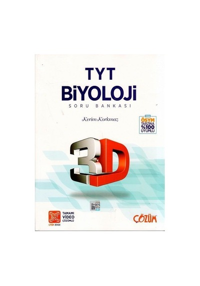 3D Yayınları Tyt Biyoloji 3D Soru  Bankası