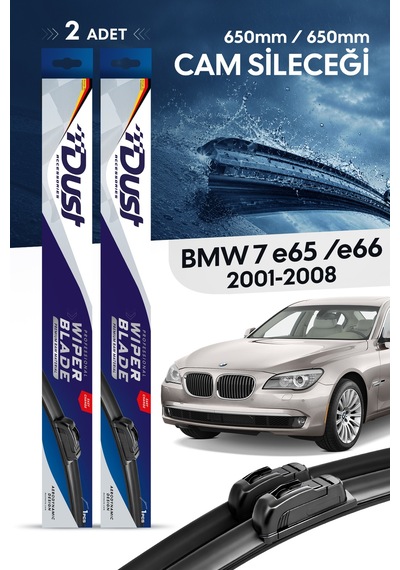Bmw 7 Serisi E65&e66 Silecek Takımı 2001-2008 Uyumlu 650mm/650mm
