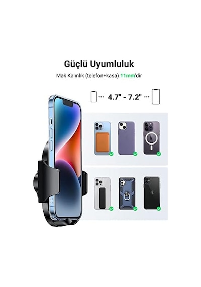 Araç Telefonu Tutacağı Vantuz Pano Tutacağı İle Uyumlu Galaxy