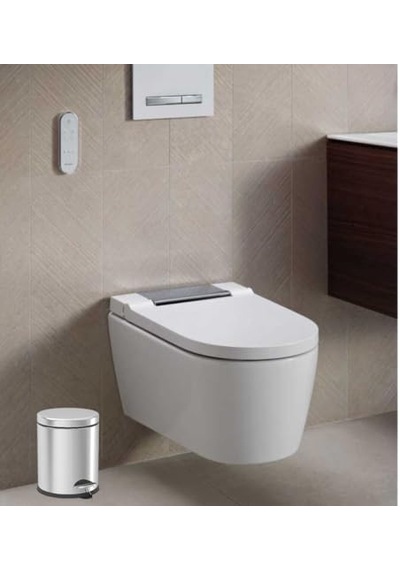 Pedallı Çöp Kovası 3 Lt Krom Nv1001 10l Siyah