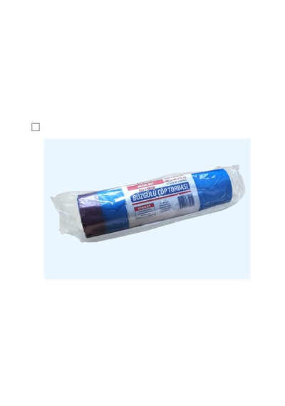 Çöp Torbası Orta Boy Büzgülü Mavi Hışır 55X60 6 Rulo N11.512