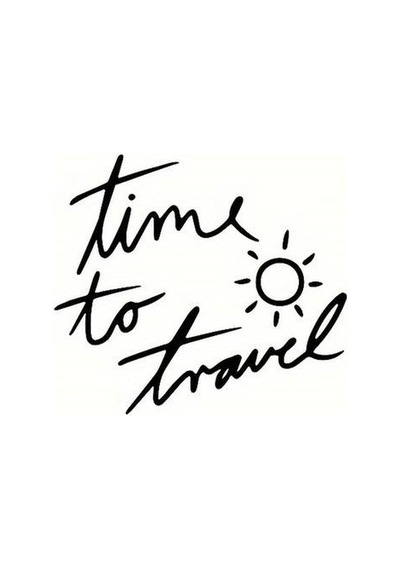 Time To Travel Duvar Dekor Sticker 34 X 30 Cm