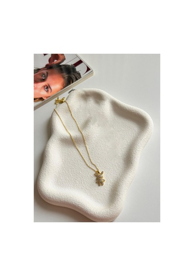 Rabbit Gold Tavşan Zirkon Kolye Charm Koleksiyonu Xuping Altın Kaplama Suya Dayanıklı