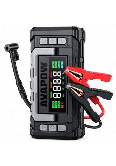 Tm28 Titan 20000mah 4000a Bitmiş Akü Çalıştıran Jump Starter+lastik Şişirme Taşınabilir Akü Takviye