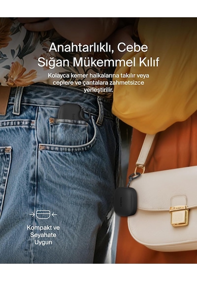 Soundform Anywhere Kablosuz Kulak İçi Kulaklık, Hafif, Uzun Süreli Konfor Sunan Bluetooth Kulaklıklar, İphone, İpad, Tablet, Dizüstü Bilgisayar, Bisiklet, Koşu İçin Ipx4 Suya Dayanıklı, Siyah