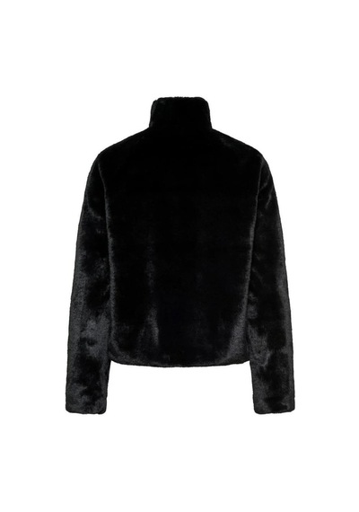 Only 15295423 Onlnewvıda Lıfe Faux Fur Jacket Black Kadın Mont Siyah