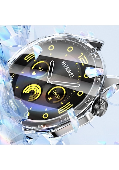 Huawei Watch Gt4 41mm Uyumlu Kasa Ekran Koruyucu 360 Tam Koruma Kılıf Kapak