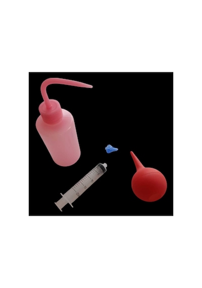 Yıwu Burun ,kulak Yıkama Şişesi,250 Ml Neti Pot Bpa İçermez 3 Lü Set+500ml Yıkama Serumu Hediye