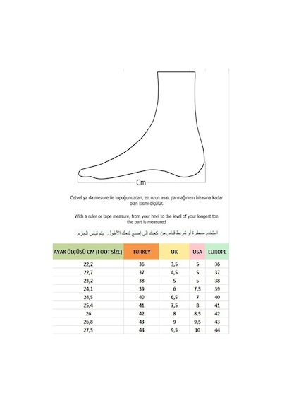 Muggo Tam Kalıp Unisex Sneaker Ayakkabı