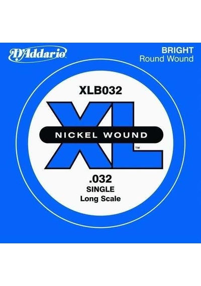 D'addario Xlb032 Xl Nickel Wound Bas Gitar Tek Teli - 0.032 İnç
