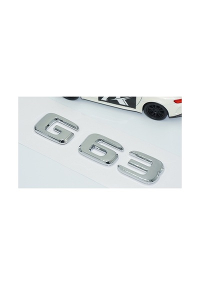 G63 Bagaj Krom Abs 3m 3d Yazı Logo Benz İle Uyumlu