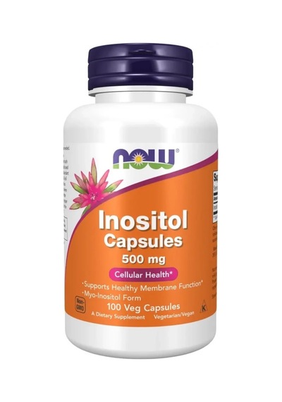 Inosıtol 500 Mg 100 Capsules Myo-ınosıtol Form