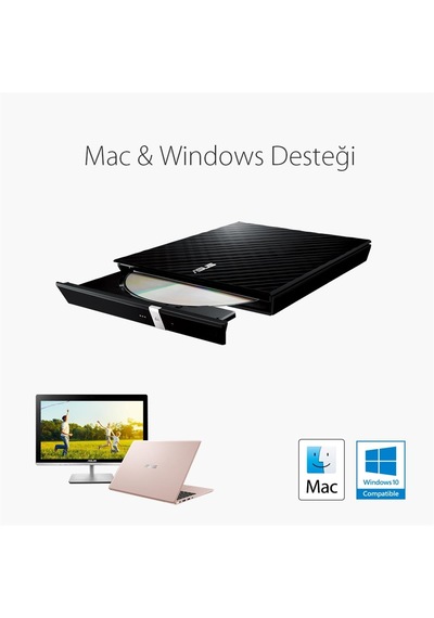 Asus DVD SDRW-08D2S-U Lite Slim USB 2.0 Optik Sürücü