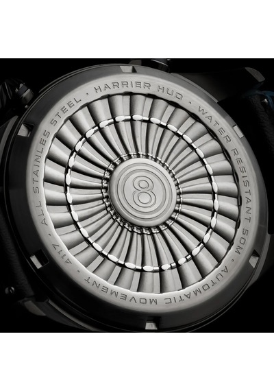 Avı-8 Hawker Harrier Hud Av-4117-03 Otomatik Erkek Kol Saati Gri