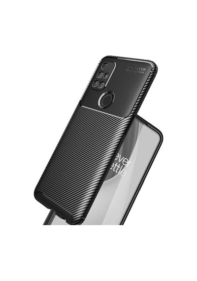 Oneplus Nord N10 5G Kılıf Negro Karbon Dizaynfull Ekran Koruma Na