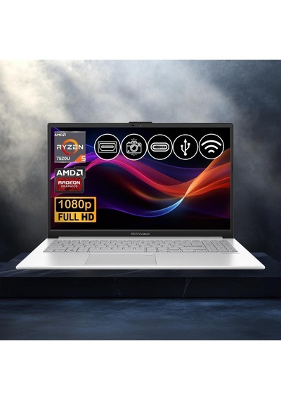 Asus VivoBook Go 15 E1504FA-BQ1741ATL3 R5-7520U 8 GB 2 TB NVMe SSD 15.6" Free Dos Dizüstü Bilgisayar