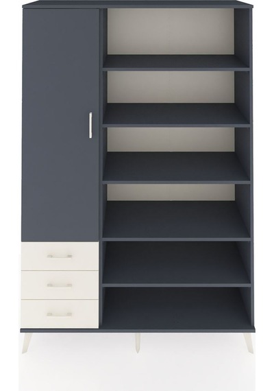 Hyperion Dolap 9 Raflı 3 Çekmeceli 3 Kapaklı 132x44x195 Antrasit-antrasit/aytaşı Antrasıt/aytası Hyperion Dolap 9 Raflı 3 Çekmeceli 3 Kapaklı 132x44x195 Antrasit-antrasit/aytaşı Antrasıt/aytası
