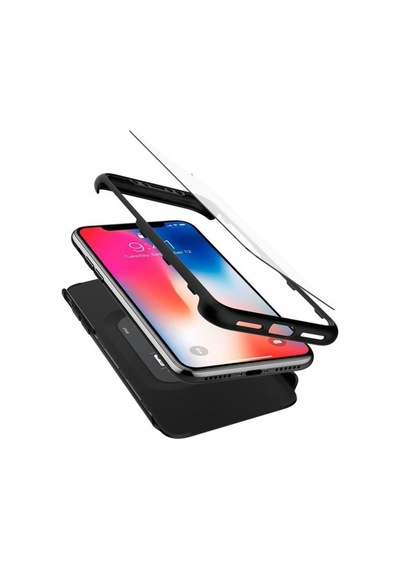 Apple Uyumlu iPhone X Kilif 360° Derece Tam Koruma / 3 Parça 223074806 - Renk Seçiniz / Rose Gold