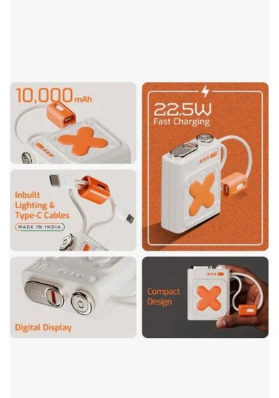 Mini Pd 22.5 W Powerbank Krem
