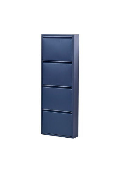 Kaser Metal 4 Lü Metal Ayakkabılık Antrasit