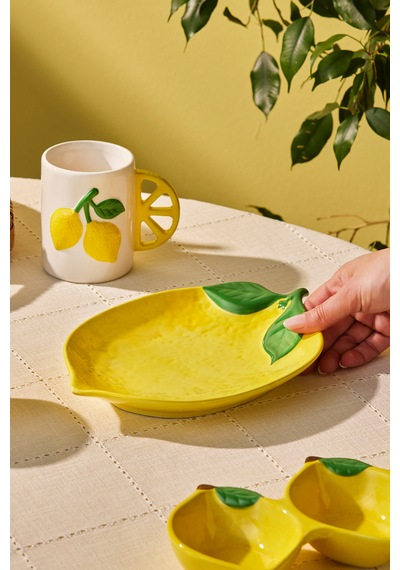 Karaca Lemon Pasta Tabağı 24 Cm Sarı