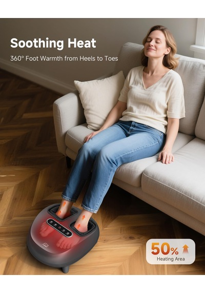Snailax Elektrikli Ayak Masajı, Shiatsu Ayak Masajı, Isı Derin Yoğurma Silindirleri İle Plantar Fasiit İçin Sıkıştırma, Kadınlar / Erkekler İçin Hediyeler, Ayakkabı Numarası 48 Snailax Elektrikli Ayak Masajı, Shiatsu Ayak Masajı, Isı Derin Yoğurma Silindirleri İle Plantar Fasiit İçin Sıkıştırma, Kadınlar / Erkekler İçin Hediyeler, Ayakkabı Numarası 48