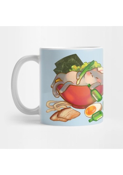 Sarhoş Ramen Kedisi Kupa Bardak Çok Renkli