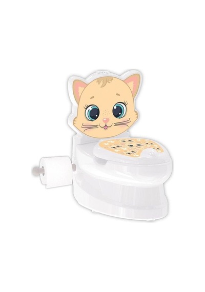 Eğitici Kedi Klozet Turuncu