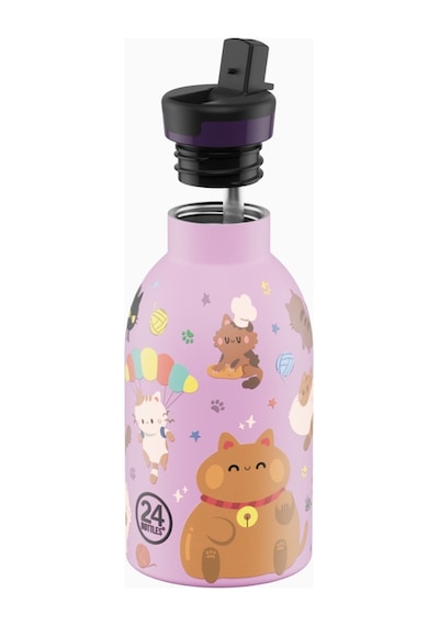 Clima Bottle Meow Friends Paslanmaz Çelik Termos 330 Ml Renkli