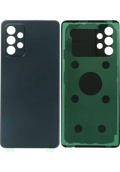 Samsung A72 Siyah Uyumlu Arka Kapak Batarya Kapağı Pil Kapağı Siyah