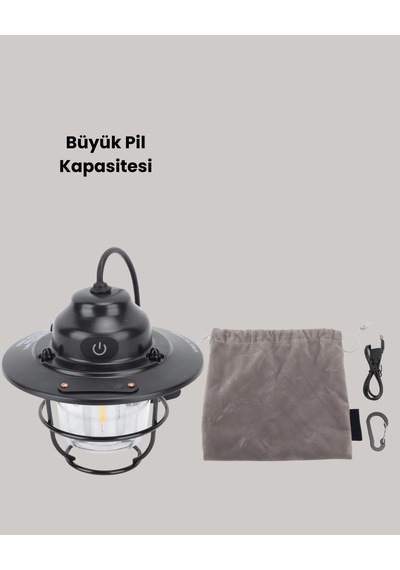 Mey İthalat Çam Kozalağı Şekilli Retro Kamp Gece Lambası Çok Renkli