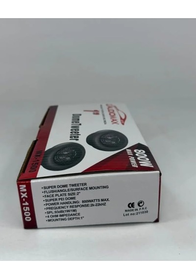 Mx-1500 400 Watt Oto Hoparlör Tweeter