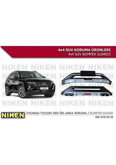 HYUNDAİ TUCSON ÖN ARKA TAMPON KORUMA DİFÜZÖR 2021- 2023