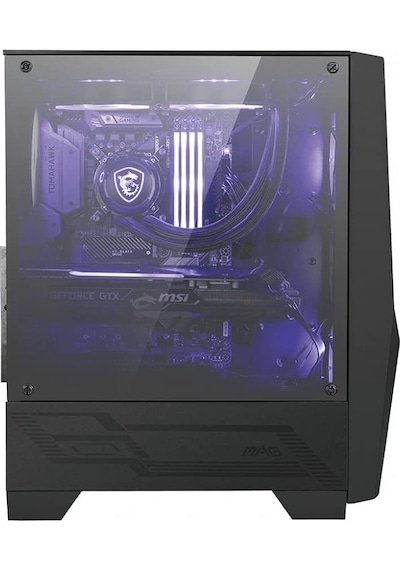 Msi Mag Forge 100M 2x RGB 1x120 MM Fan Temperli Cam Atx Gaming Bilgisayar Kasası