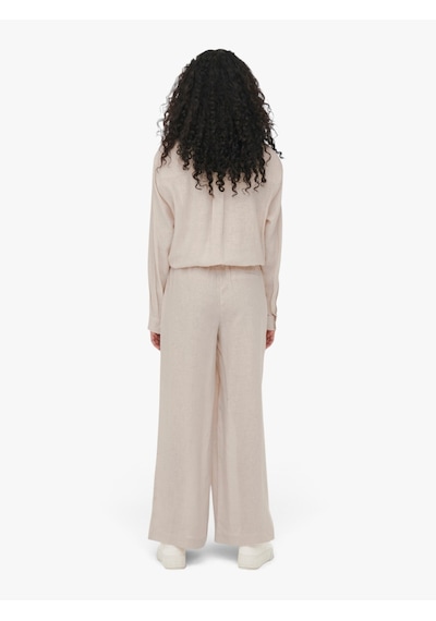 Only Onltokyo Hw Lınen Blend St Pant Pnt Noos Kadın Bej Pantolon - 15259590